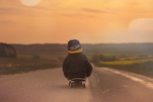 child skating